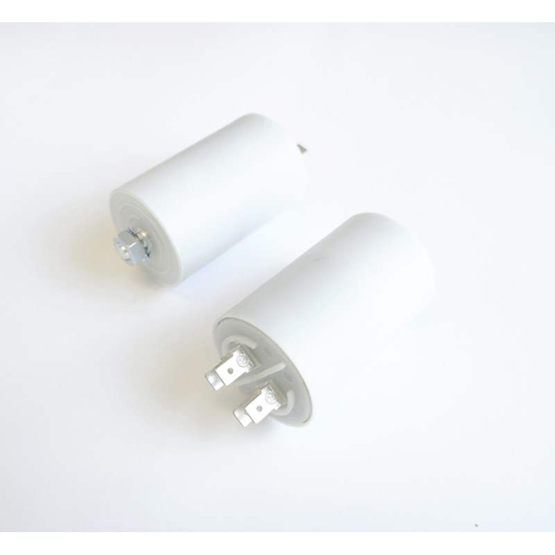 Работен кондензатор CBB60, 450VAC, 25uF, 4 кабелни обувки, Ф45х75mm