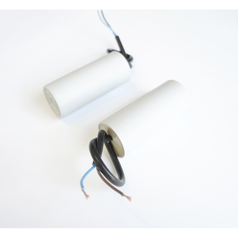 Работен кондензатор CBB60, 450VAC, 25uF, кабел, Ф45х75mm