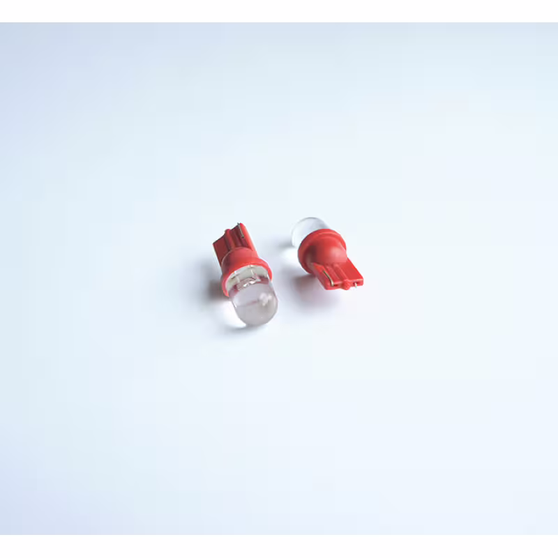 Автомобилна лампа за габарити LED червена с цокъл 9,5d  12V