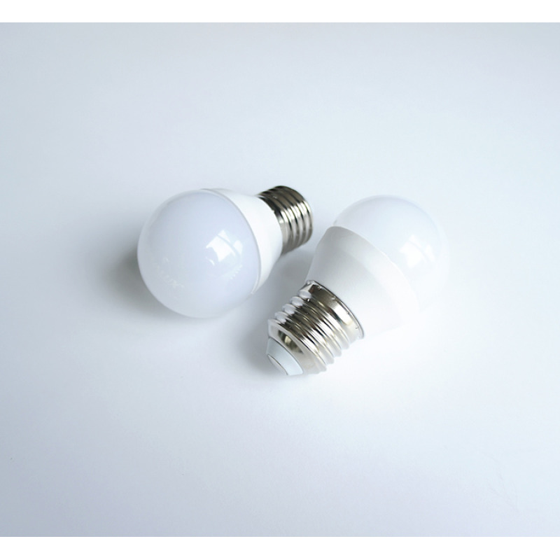 Лампа сфера мини, LED, клас F, цокъл E27, 220V, 3,5W, 3000K