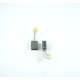 Въглено-графитна четка с канал и пружина с накрайник профил 6,3x11x13mm