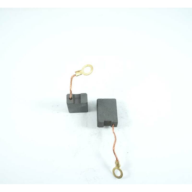 Въглено-графитна четка с канал и извод с накрайник каб.обувка 8x15x21mm