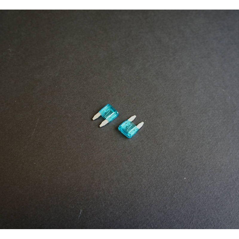 Автомобилен предпазител мини син 10x16mm 15A
