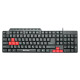Мултимедийна клавиатура Detech USB 1,2m
