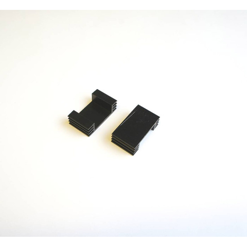Радиатор алуминиев за охлаждане 43x25x13mm