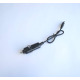 Кабел за автомобил, автомобилна букса за запалка(м), букса 5,5x2,5/2,1mm(ж), 12VDC, 24VDC, 1,5m