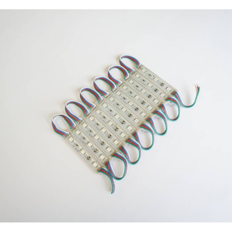 Светодиодна лайсна RGB с 3 диода самозалепваща 12V 1W