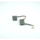Въглено-графитна четка с канал и извод с накрайник каб.обувка 6,3x16x22mm