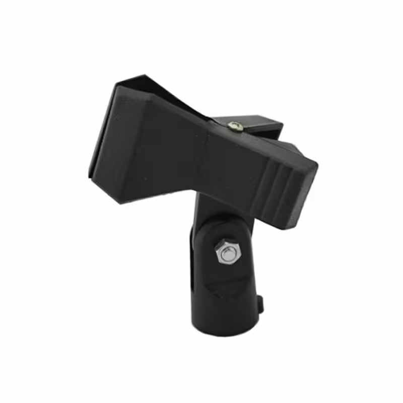 Държач за микрофон, стойка, универсален, щипка, резба M8, PVC