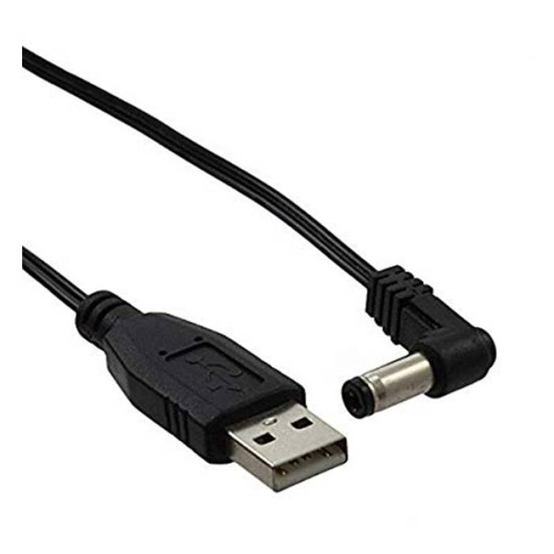 Кабел USB-A(м)/5,5x2,5mm(ж) 0,8m