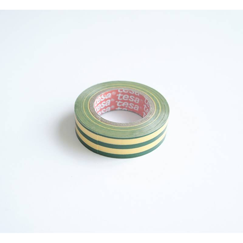PVC изолирбанд лента жълто-зелена 19mm х 20m