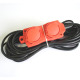 Разклонител външен за контакт 4-ка 10m 220V 16A
