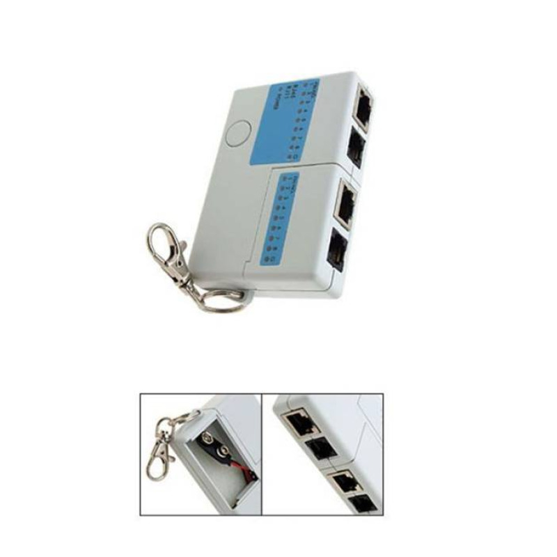 Тестер за мрежа, интернет, телефонни кабели, RJ45, RJ11
