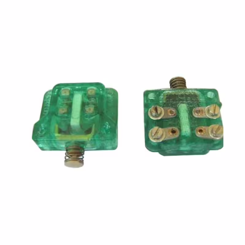 Ключ шау-бау, малък, незадържащ, НО, зелен, 250VAC, 10A