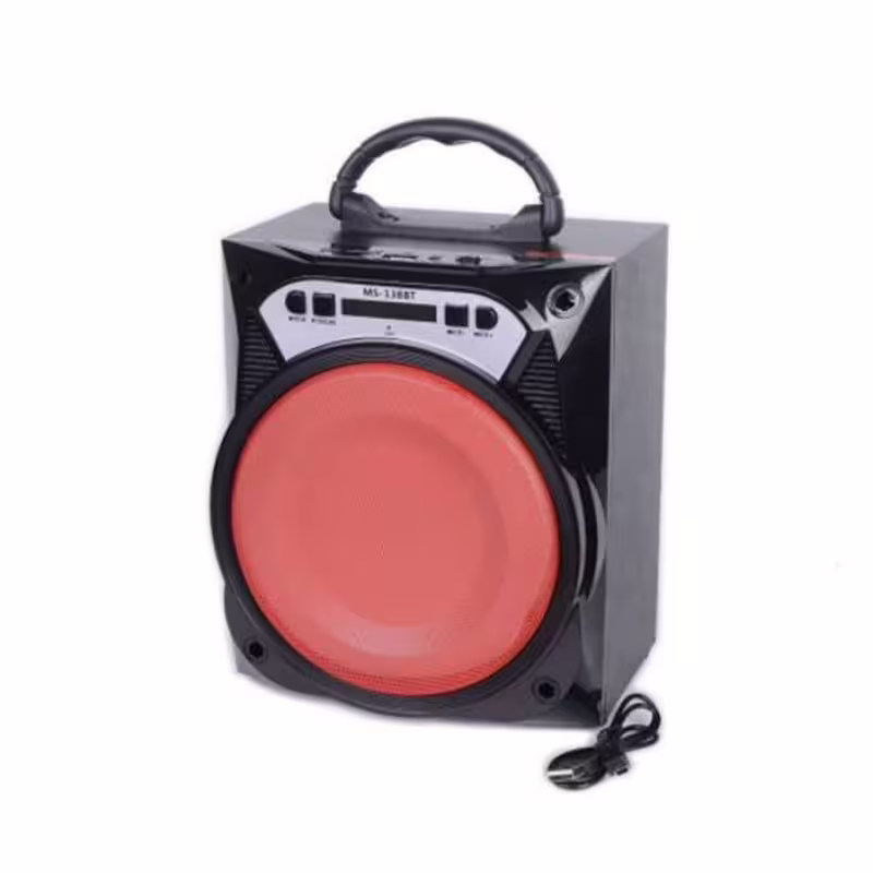 Преносима активна тонколона MS-138BT 6,5" с вграден усилвател и блутууд 15W