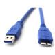Кабел за хард диск, USB-A 3.0(м), USB-microB(м), 1,5m