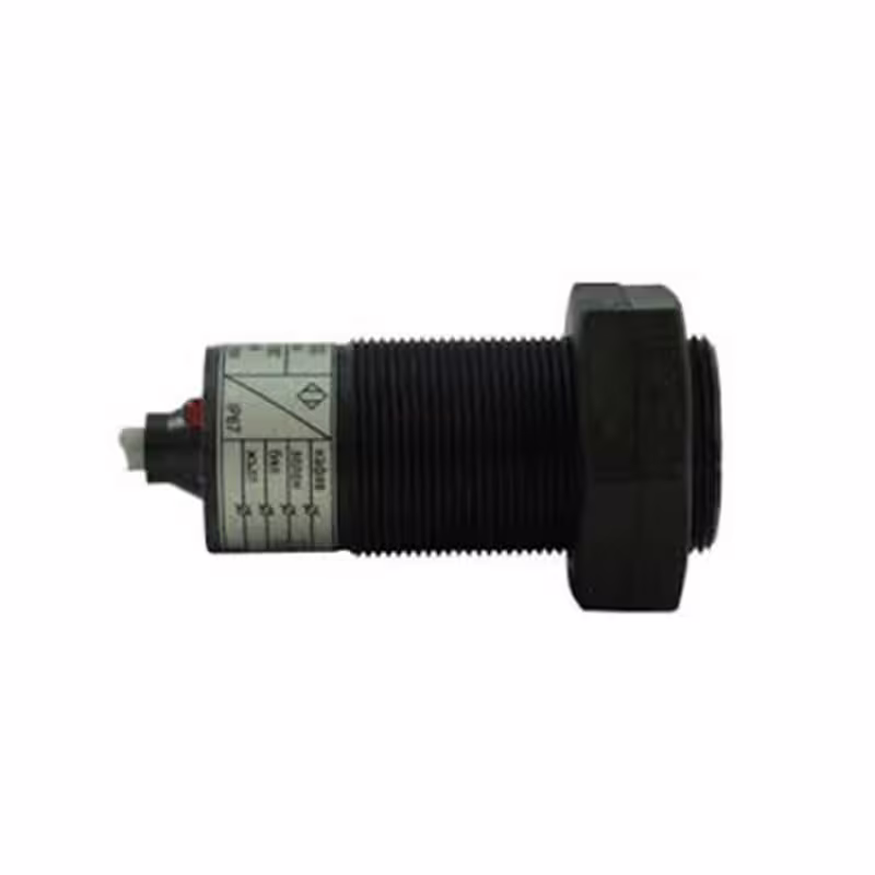 Български индуктивен датчик за метал M40x80mm тип PNP, 10-30VDC с обхват до 23mm