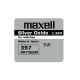 Сребърна плоска батерия MAXELL, 1,5VDC, 396A, SR726SW