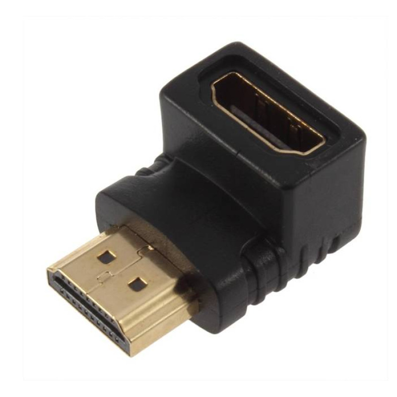 Букса преходна ъглова HDMI(ж)/HDMI(м)