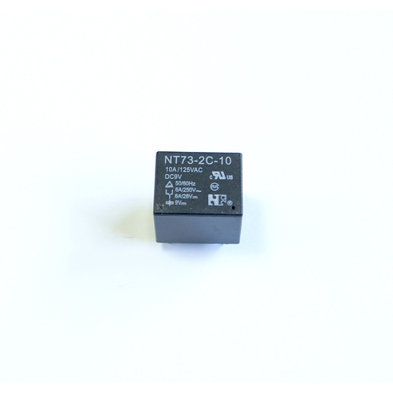 Реле NT73-2C-10 9VDC 10A 2 контактни групи 125V