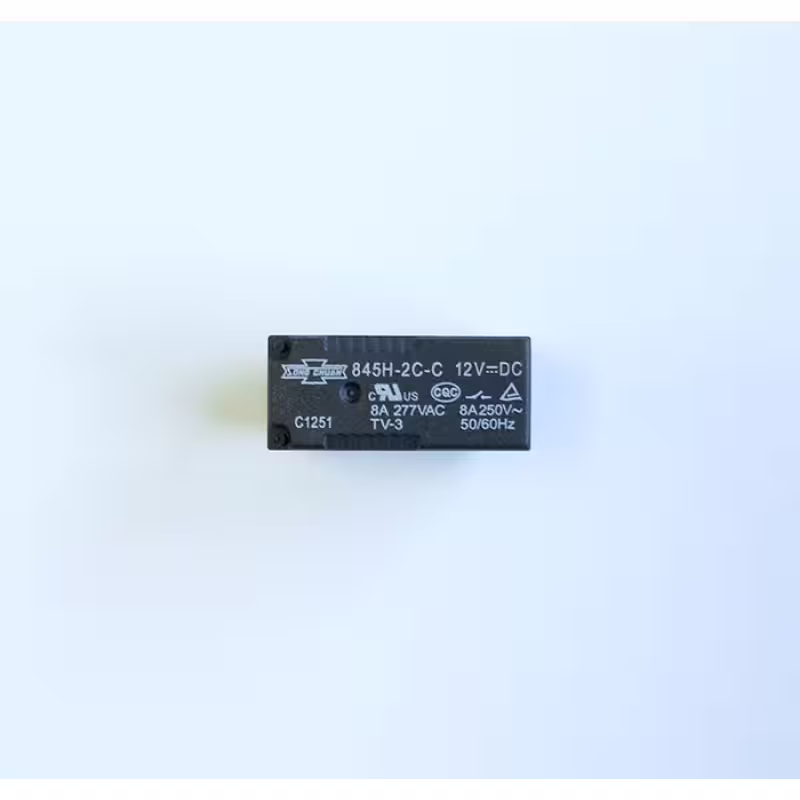 Реле HF115F, 12VDC, 8A, 2 контактни групи, 277V