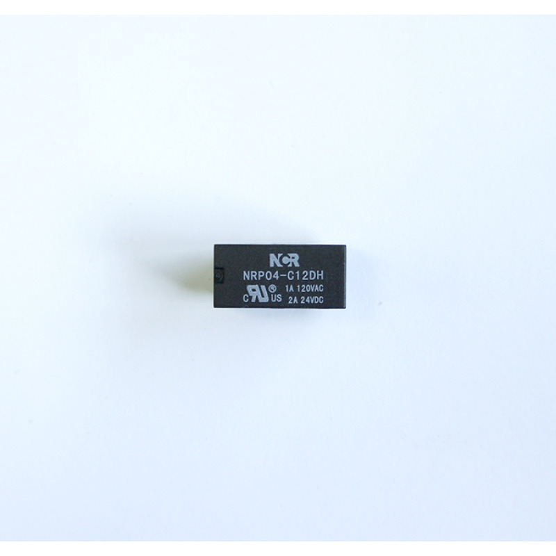 Реле NRP04-C12DH 12VDC 1A 2 контактни групи 120V