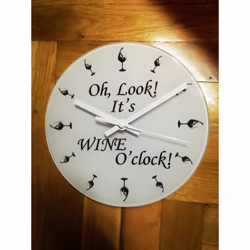 Часовник "Wine O'Clock"