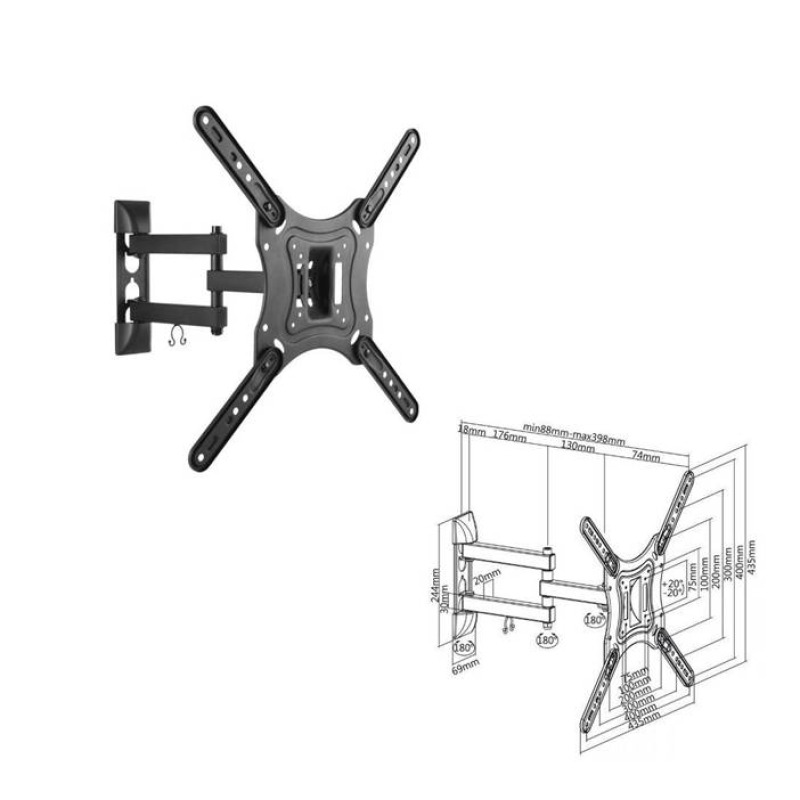 Стойка/поставка за LED телевизор 23-55" 30kg