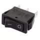 Ключ RS606, 3pin, 2 положения, черен, 250VAC, 20A, 28x11mm, SPST