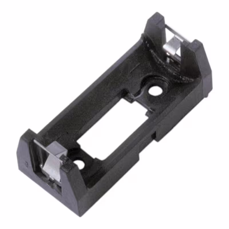 Държач/гнездо за батерия с изводи CR123A 3V