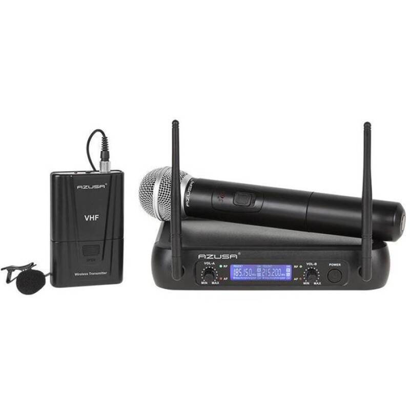 Професионална система с 1 безжичен микрофон, 1 микрофон брошка WR-358LD