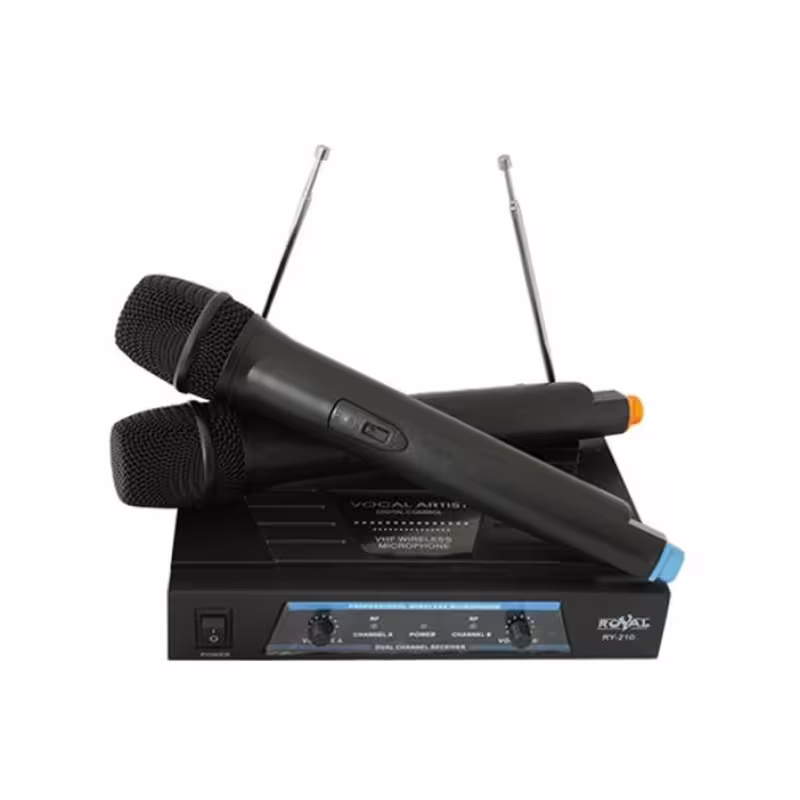 Професионална система с 2 безжични микрофона RY-210M