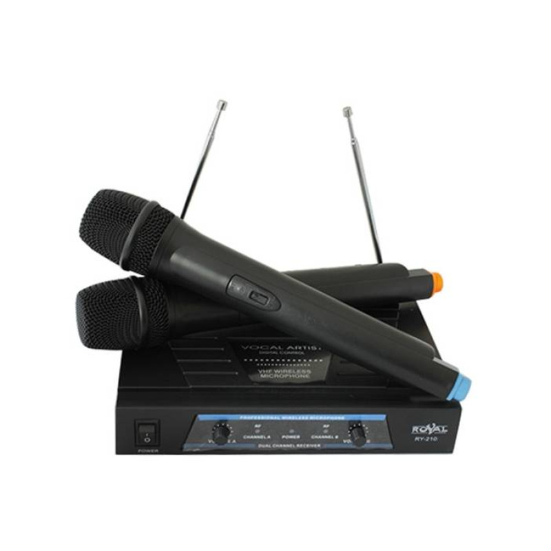 Професионална система с 2 безжични микрофона RY-210M