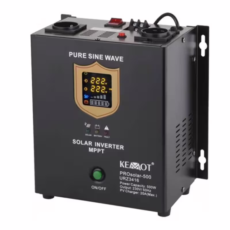 Резервно захранване URZ3416, стабилизатор, инвертор за соларна система, 12VDC, 220VAC, 500W