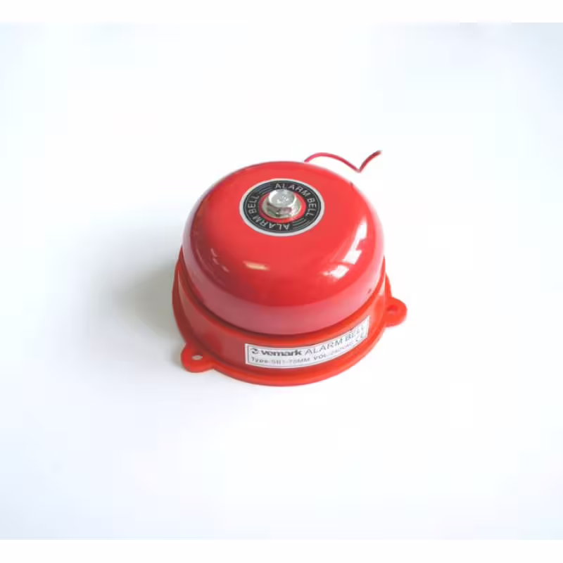 Алармен, механичен звънец, червен, UC4, 12VAC, Ф75mm