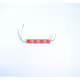 Светодиодна лайсна с 3 диода самозалепваща червена 12V 1W