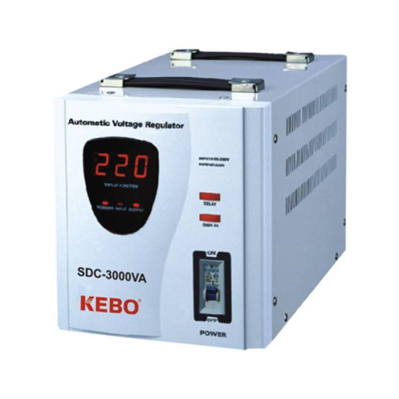 Стабилизатор на напрежение със серво мотор SDC-3000 140VAC/260VAC 220VAC 3000VA