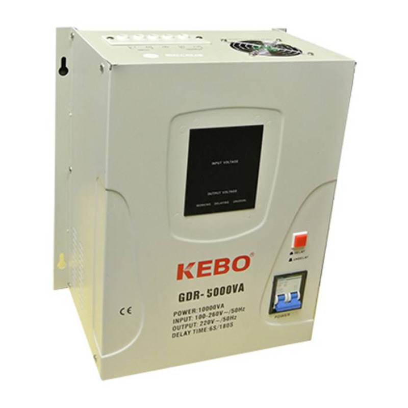 Стабилизатор на напрежение с релета GDR-5000 140VAC/260VAC 220VAC 5000VA