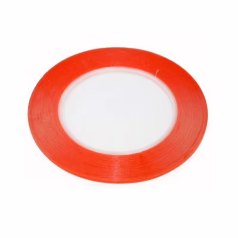 Двойно залепваща лента червена 9mm х 5m