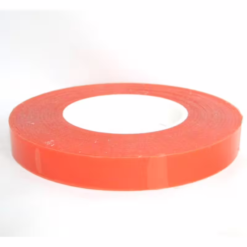 Двойно залепваща лента червена 22mm х 5m