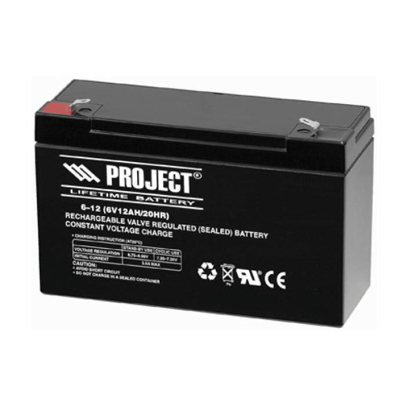 Акумулаторна оловна батерия PROJECT 6V 12AH 151х50х100mm
