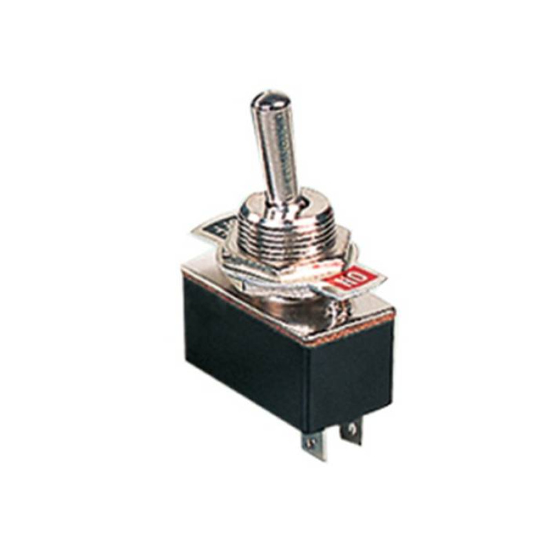 Ключ с лост 2pin и 2 положения черен 250V 2A Ф12mm