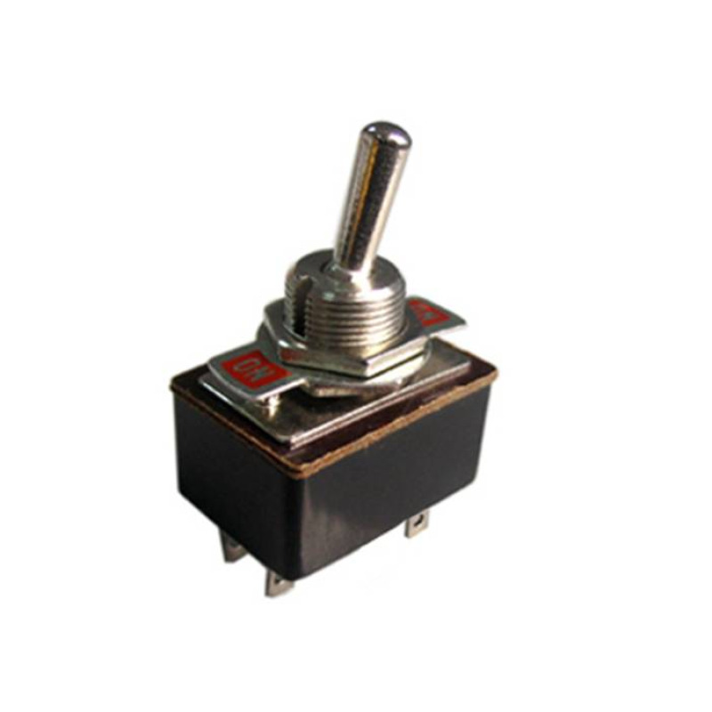 Ключ с лост 4pin и 2 положения черен 250V 2A Ф12mm