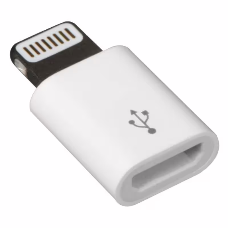 Преходна букса, MICRO USB(ж), Apple lightning(м)