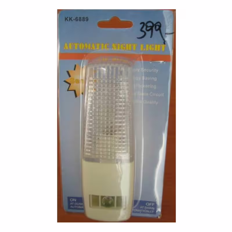 Нощна лампа KK-6889 с фото датчик за осветеност 220V 7W 2700K