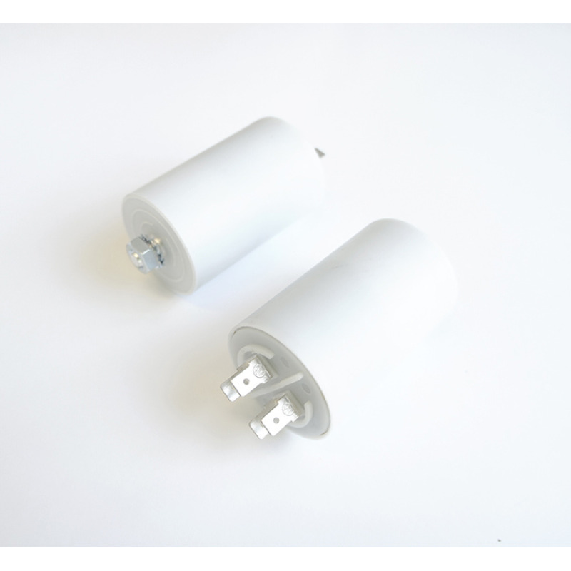 Работен кондензатор MKP, 450VAC, 15uF, 4 кабелни обувки, Ф35x75mm