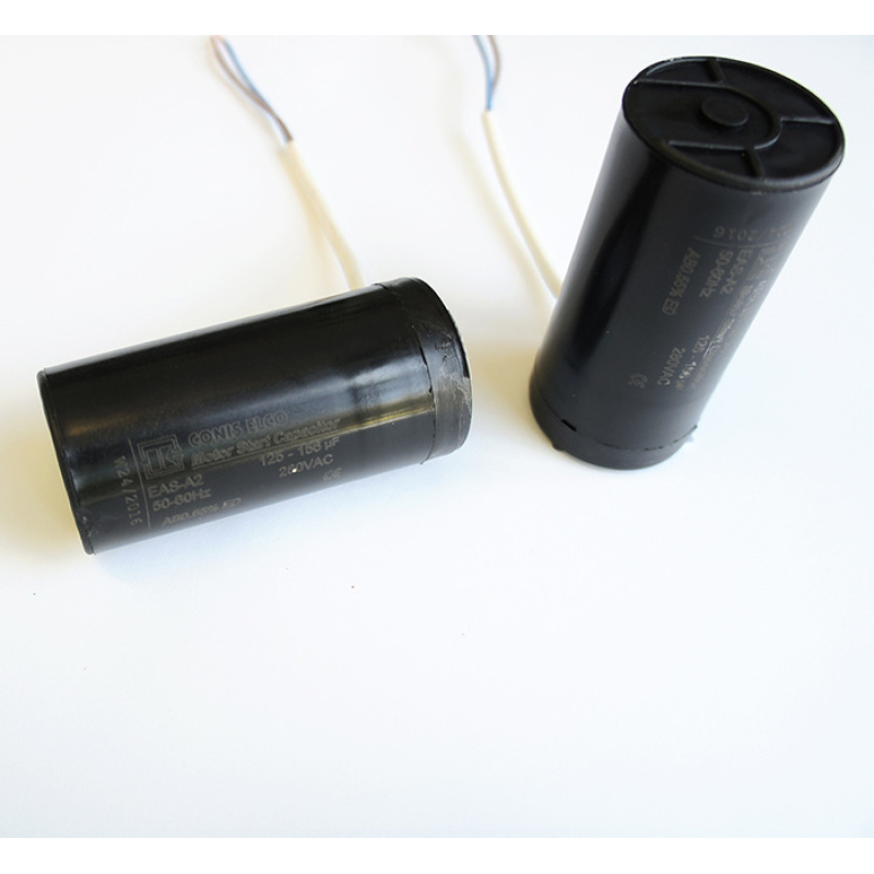 Пусков/стартерен кондензатор 280V 40uF-48uF с кабел