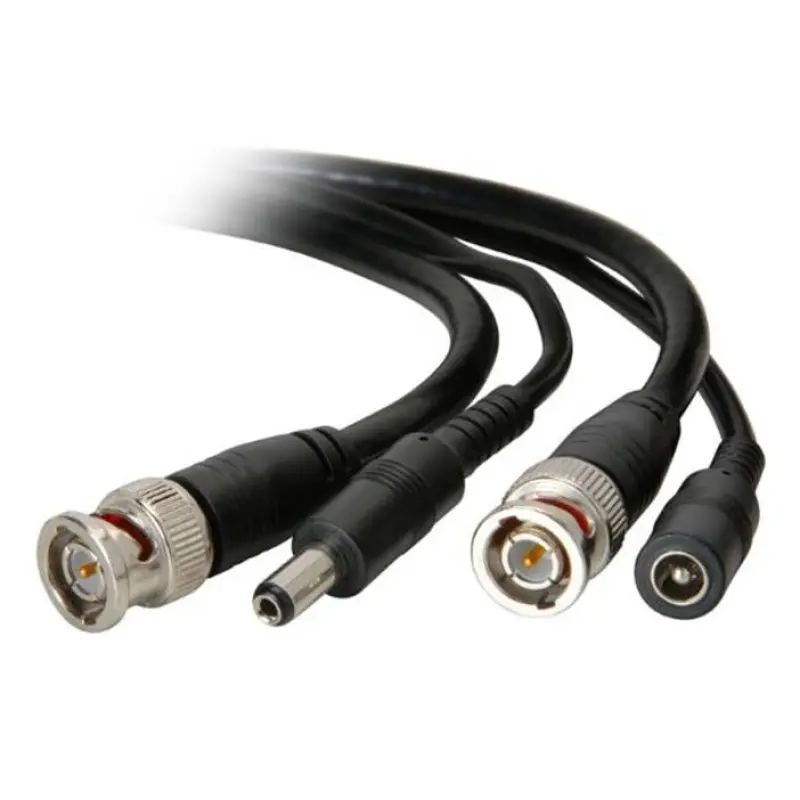 Кабел за видео наблюдение/камера с UV филтър 2xBNC(м)/2x5,5x2,1mm(м+ж) 50m