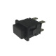 Ключ PS102 мрежов за прахосмукачка 4pin с 2 положения черен 250V 16A 19x13mm