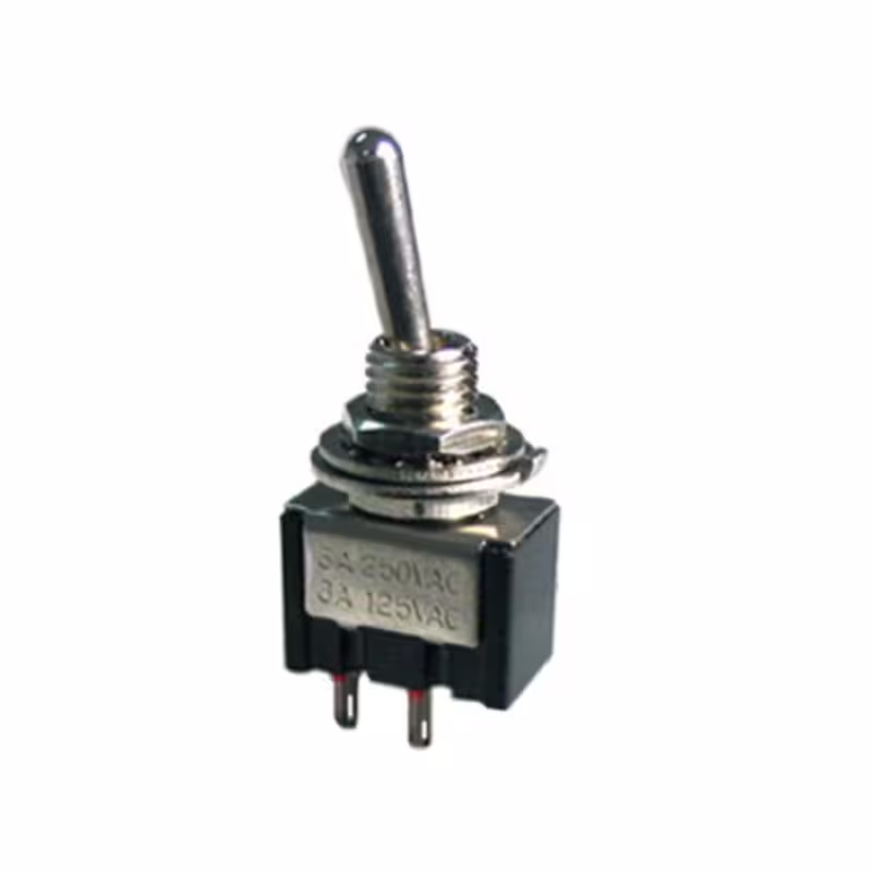 Ключ с лост SMTS-101, 2pin, 2 положения, кафяв, 250VAC, 1,5A, Ф5mm